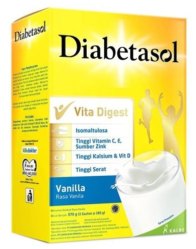 Diabetasol Vanilla 12x570g