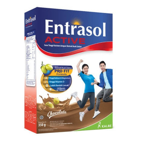 Entrasol Active Chocolate 340grx12