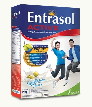Entrasol Active Vanilla Latte 150grx12