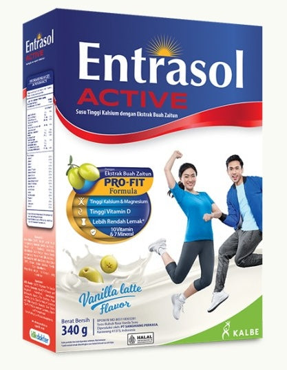 Entrasol Active Vanilla Latte 340grx12