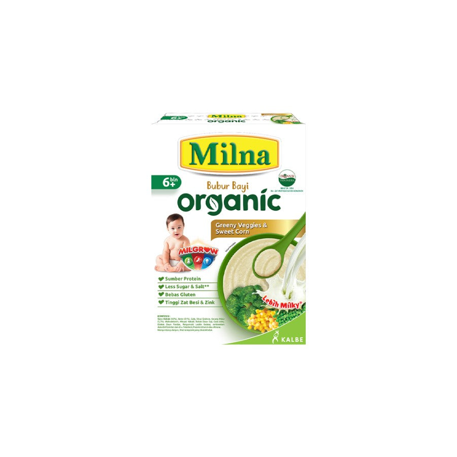 MILNA BUBUR ORGANIK 6+ VEGGIE 12x120gr