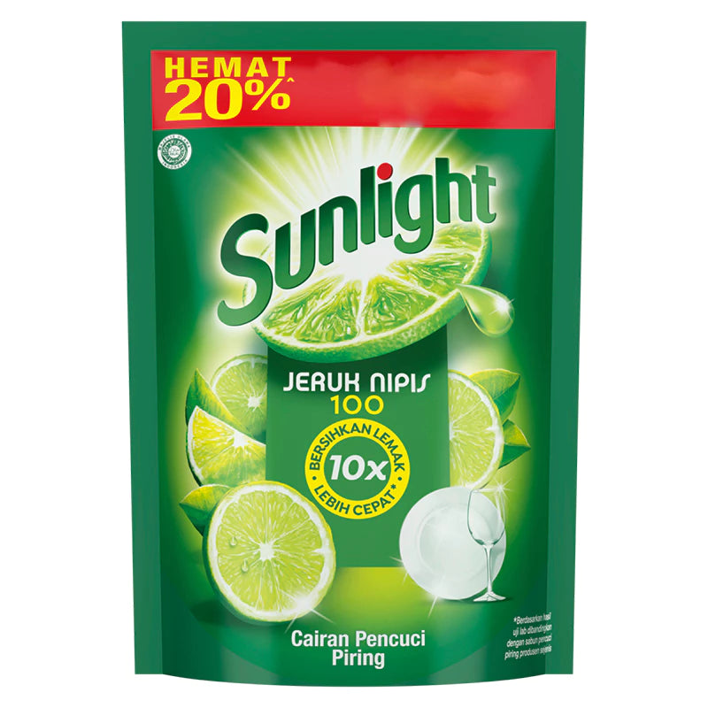 Sunlight Lime Pouch 12x420ml