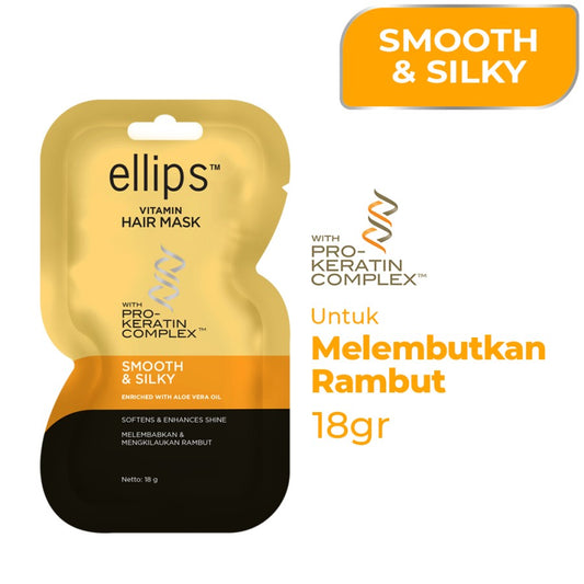 Ellips Hair Mask Pro Keratin Smooth & Silky Sachet 72x18gr