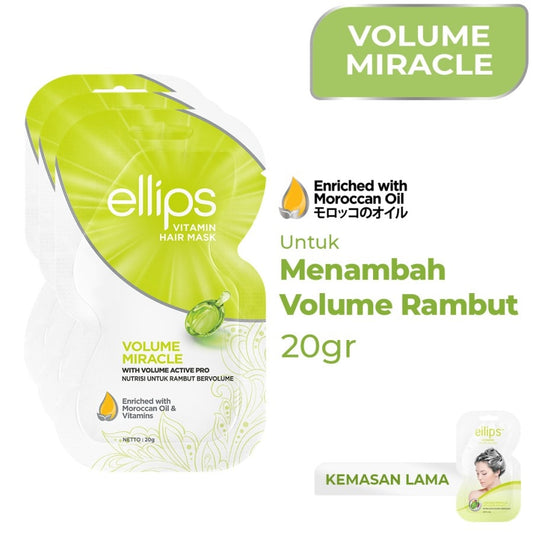 Ellips Hair Mask Volume Miracle Sachet 12x20gr