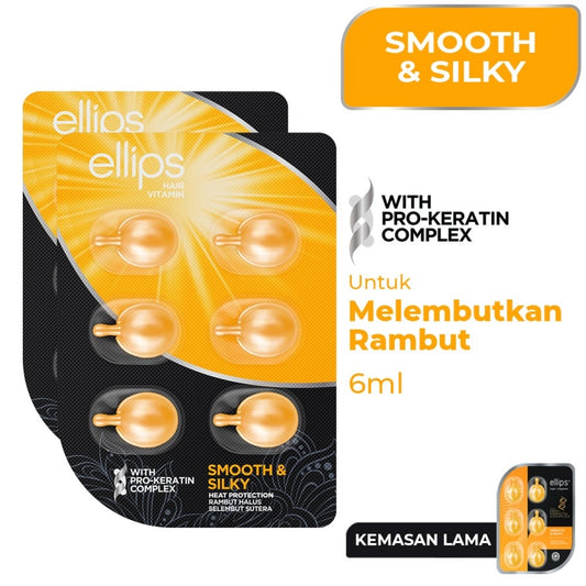 Ellips Hair Vitamin Pro Keratin Smooth & Silky Blister 12x6 Butir